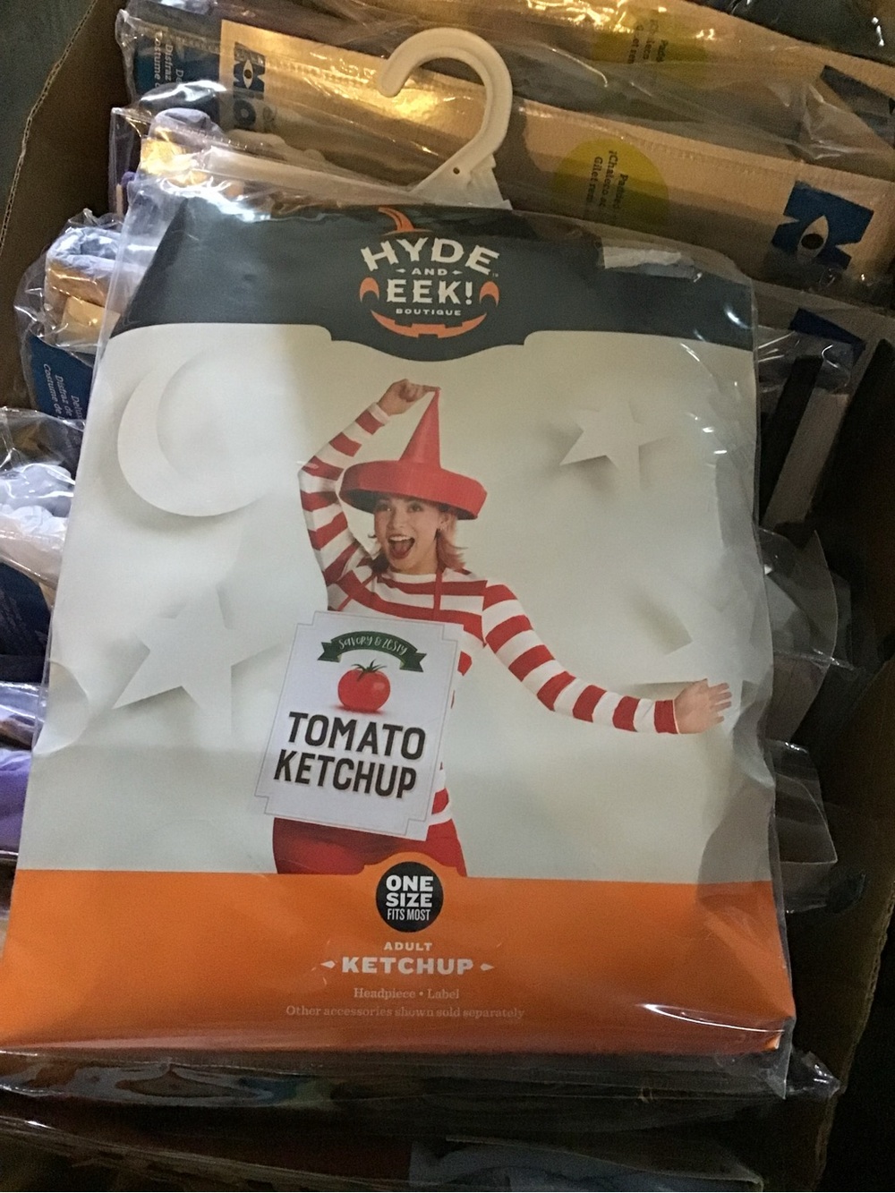 Hyde and eek adult costume ketchup one size fits most-new